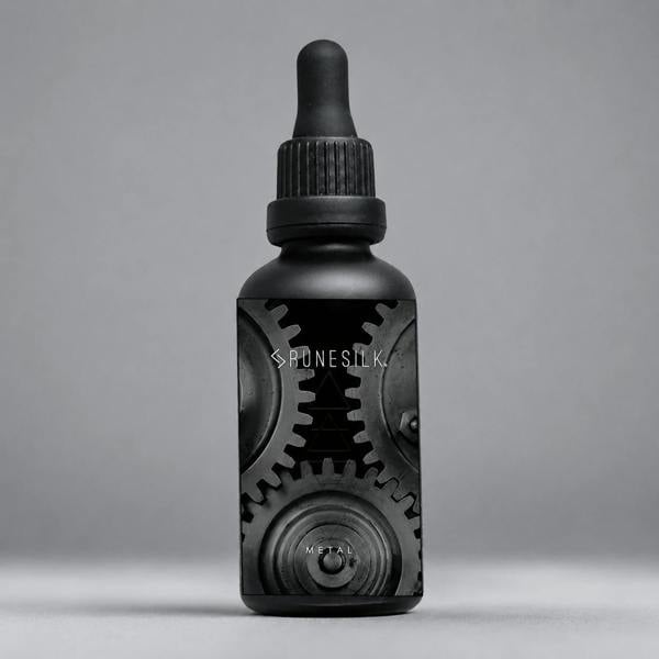 Lemon, Bergamot, Ho Leaf, Frankincense & Patchouli Elements Metal Beard Oil