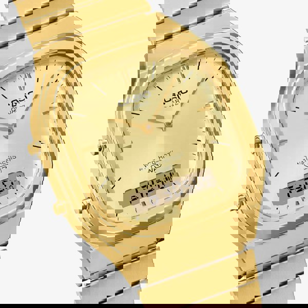 Casio Unisex Vintage Gold Digital Watch AQ-240EG-9AEF