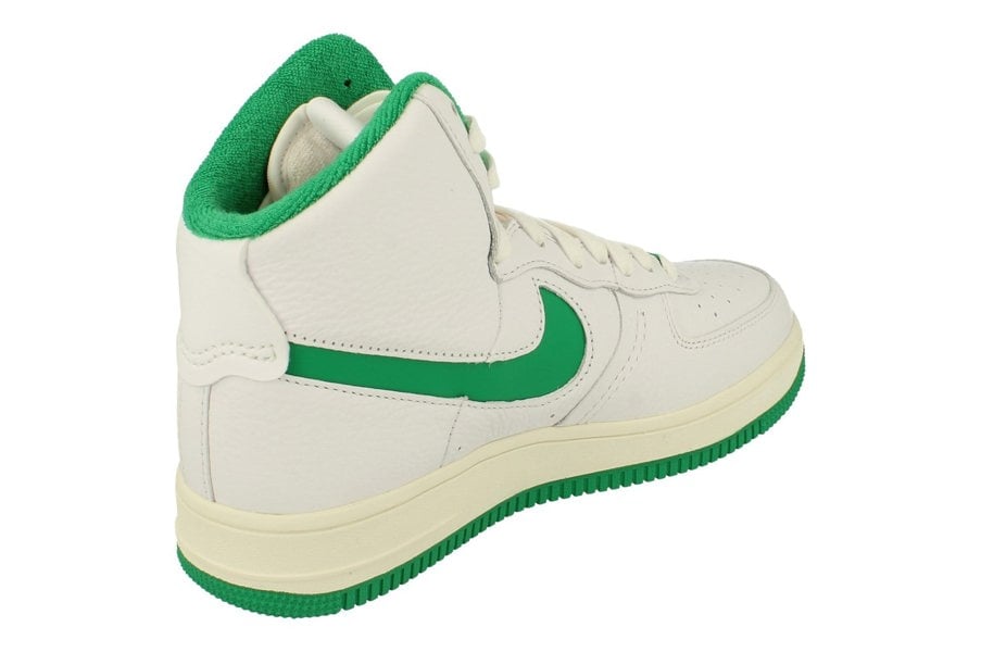 Nike Womens Air Force 1 Af1 Scuplt Trainers Dq5007  100 - White Stadium Green Sail 100 - Photo 2