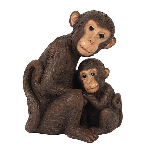 Serano Monkey Mother and Baby Ornament