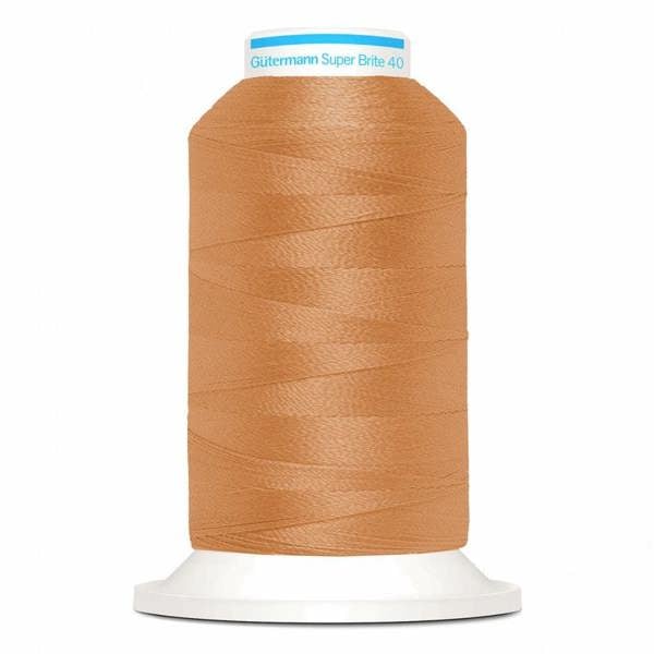 Gutermann Super Brite Polyester 40 Embroidery Thread 1000m Polyester Thread Suitable For Embroidery