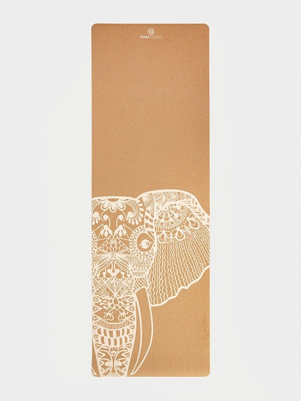 Yoga Studio Elephant Cork Yoga Mat - 4mm