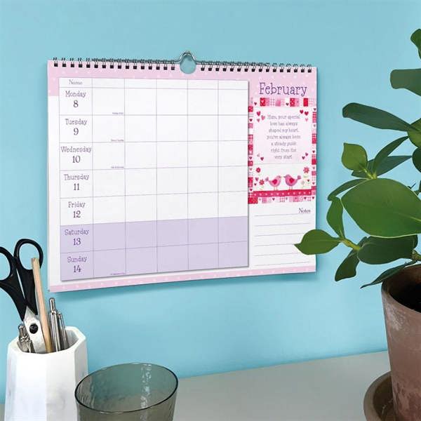 Mum's A4 Family Organiser 2027, Family Planners, Month To View, Family, Gift