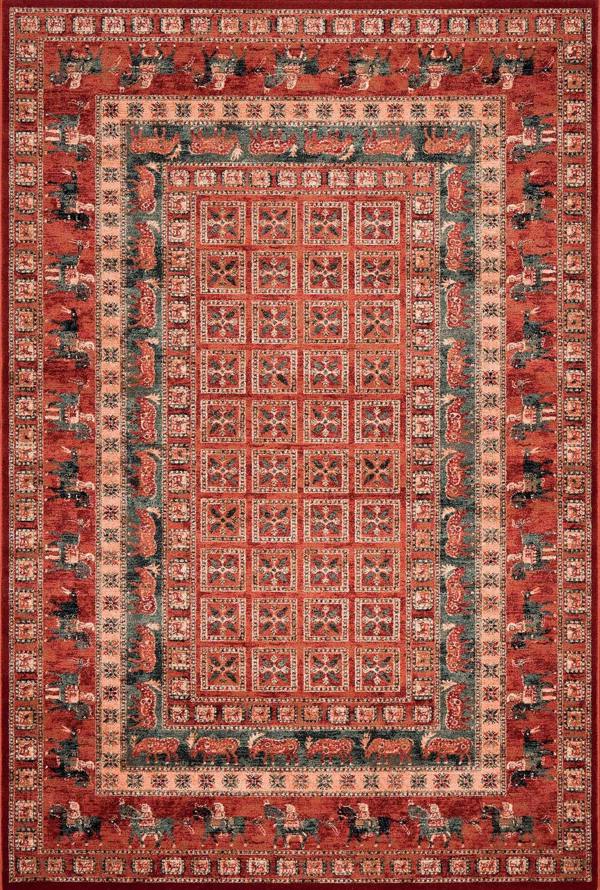 Kashqai Rug - Light Red