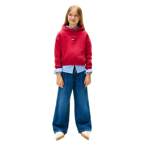 Tommy Hilfiger Childrens/Kids Diamante Regular Long-Sleeved Hoodie - Ruby - 