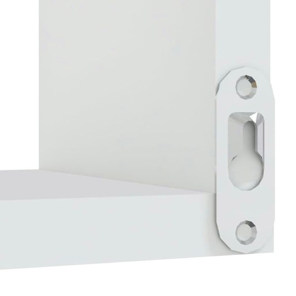 Berkfield Wall Corner Shelf White 40x40x50 cm Engineered Wood