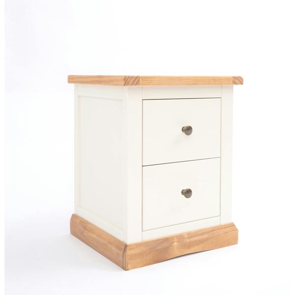 Cabinet Bits Trevi 2 Drawer Bedside Table