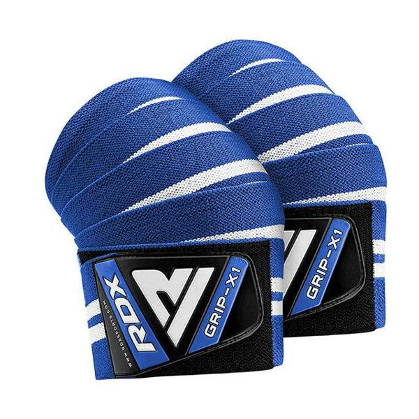 RDX Sports GYM KNEE WRAPS K4 BLUE PLUS