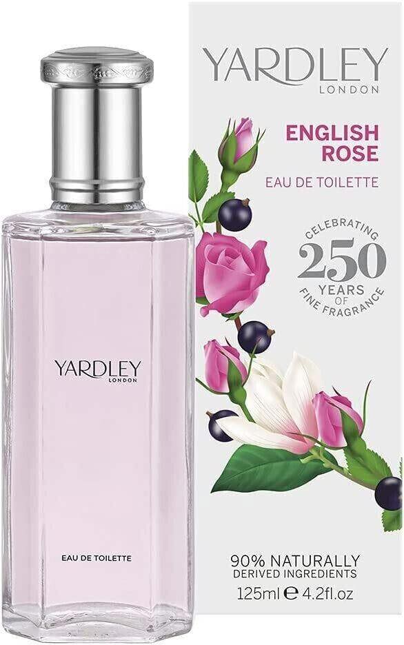 Yardley English Rose 125ml Eau De Toilette EDT Spray For Her