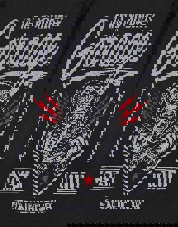 Gas Monkey Garage Mens Black Fast & Loud Short Sleeved T-Shirt