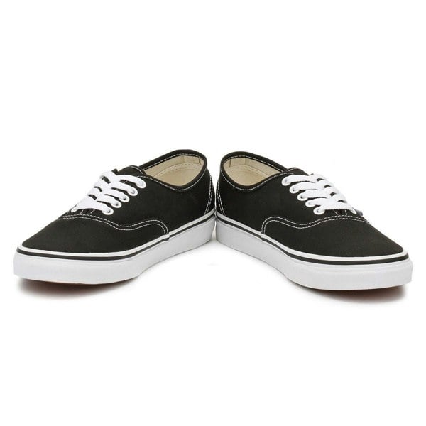 Vans Authentic Black / White Canvas Trainers