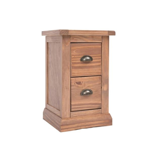 Tirolo 2 Drawer Petite Bedside Table