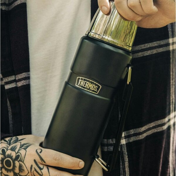 Thermos Stainless King 1.2L Insulated Flask 24h Hot 24h Cold Raspberry Pink