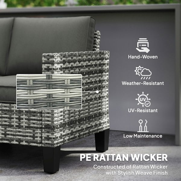 Rattan Loveseat
