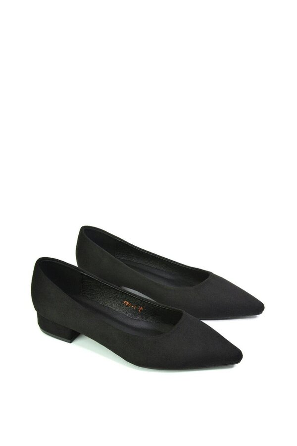XY LONDON Pointed Toe Wedding Shoes Low Heel Bridal Heels