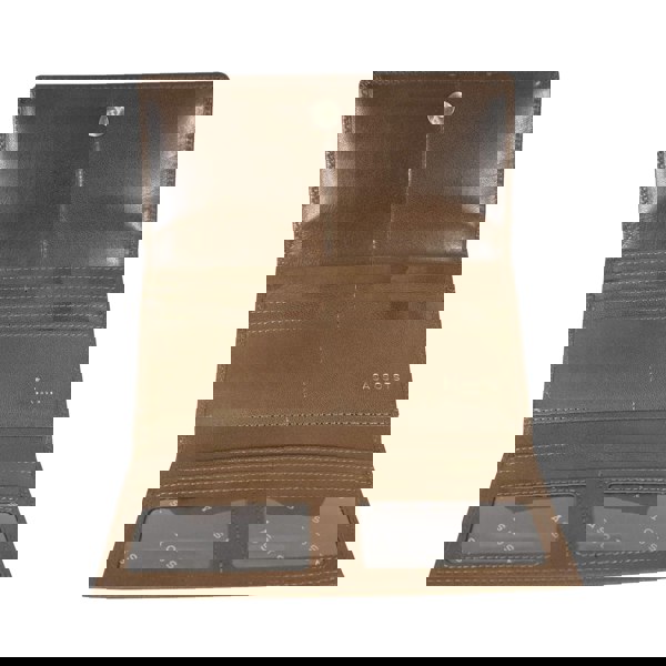 Assots London 'CLAIRE' Tan Polished VT Vintage Leather Flap Over Purse