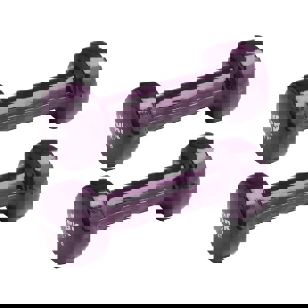 York Vinyl Dipped Dumbbells 2 x 1kg - Purple