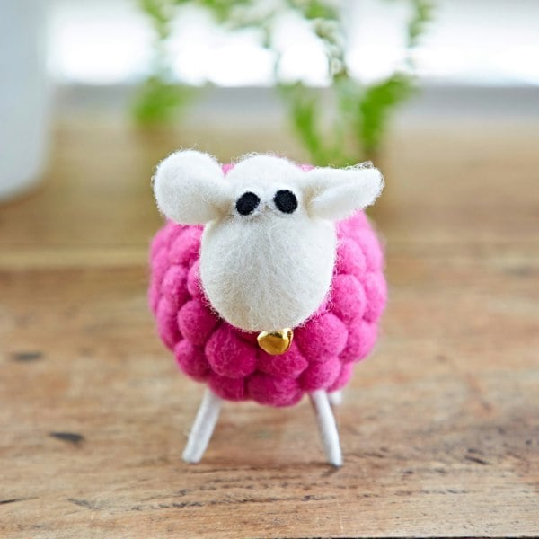 Paper High Felt Sheep Ornament