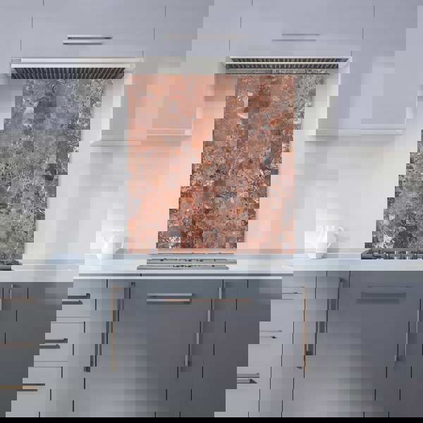 Warren Reed - Designer Terracotta Quartz Effect Kitchen Splashback