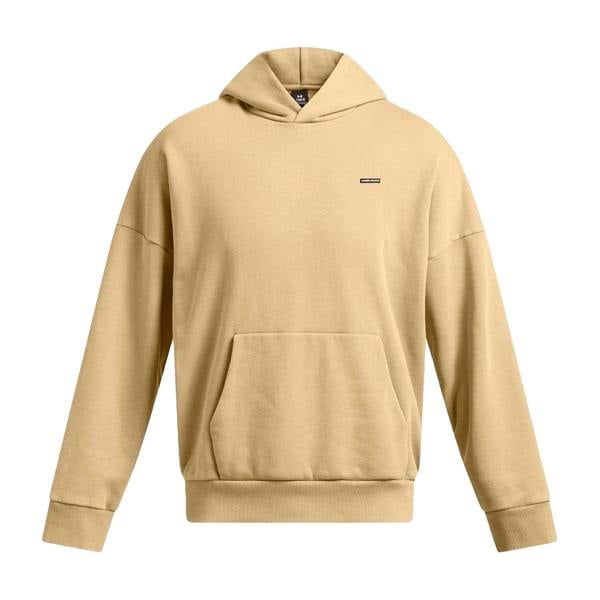 Under Armour Mens Relaxed Fit Drop Sleeve Hoodie - Brown - 
