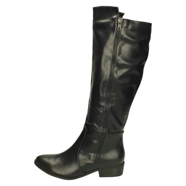 Spot On Ladies Spot On Knee High Boots