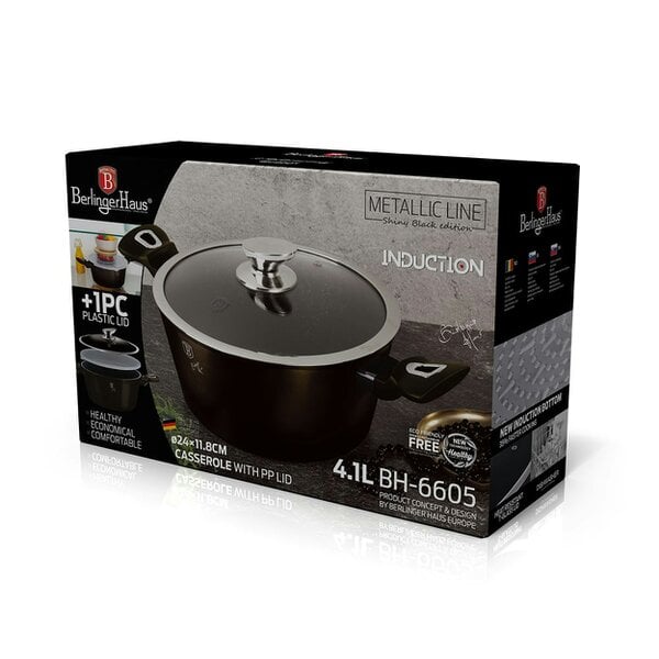 Berlinger Haus Casserole 28 cm Berlinger Haus BH-6606 Shiny Black Collection