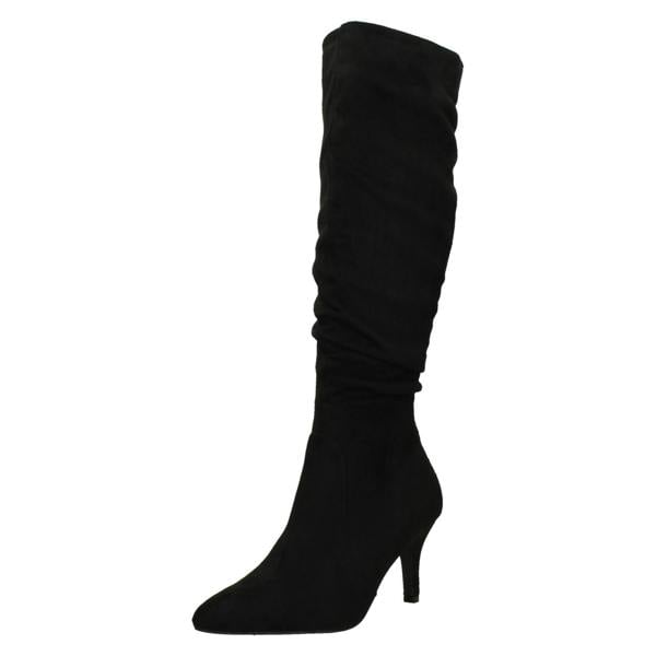Spot On Ladies Spot On Knee High Boots F51243