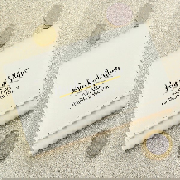 Personalised Memento Company Personalised Cream Leather Purse