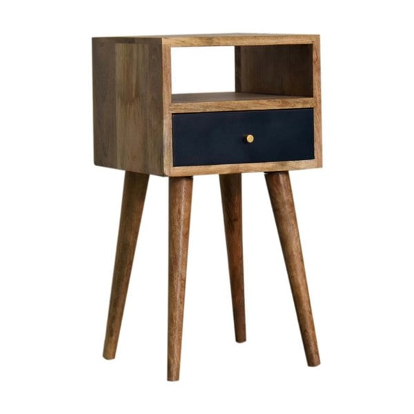 Artisan Furniture Mini Navy Blue Hand Painted Bedside