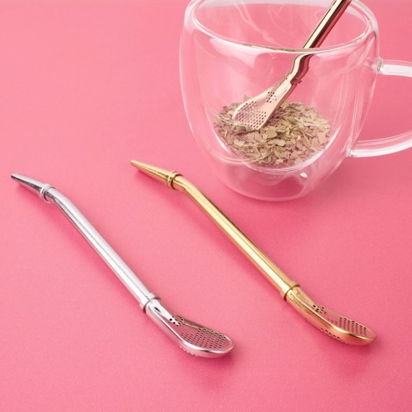Personalised Filtered Yerba Mate Bombilla Straw - MYLEE London