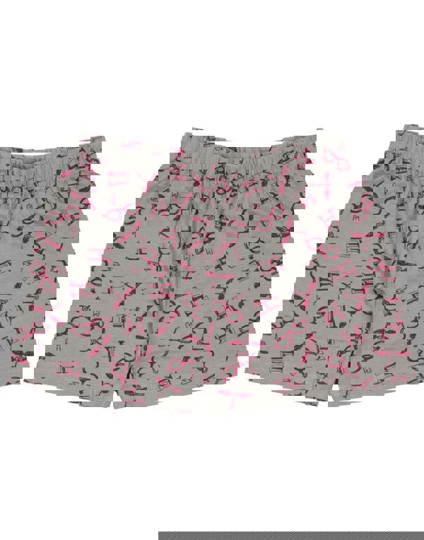 Harry Potter Girls Purple Hogwarts Crest Short Sleeve Short Leg Pyjama Set