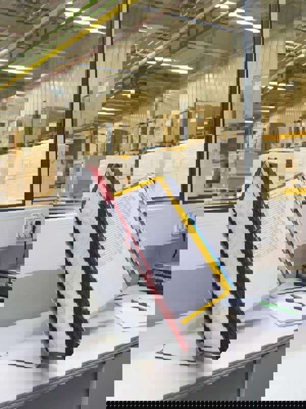 Durable VARIO TABLE 30 Display Panel Desk Stand | 30 Panels | A4 Colour Coded