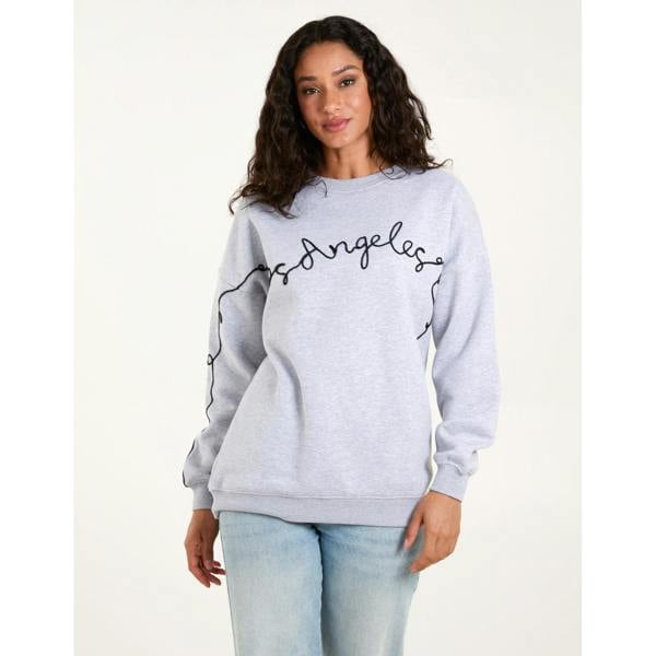 Blue Vanilla Los Angeles Slogan Sweatshirt