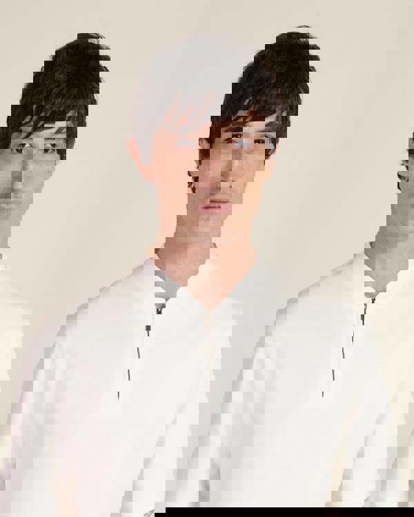 Larsson & Co Heavy T-Shirt With Baseball Collar