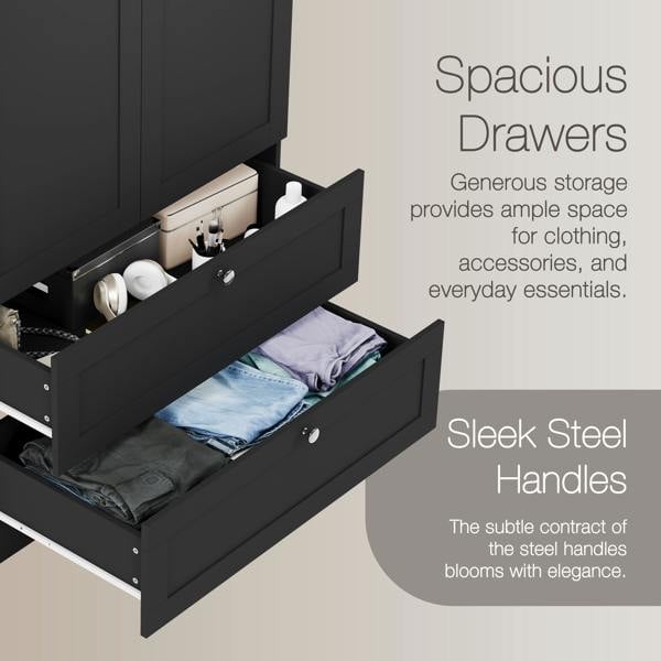 Vida Designs Altino 2 Door 2 Drawer Wardrobe