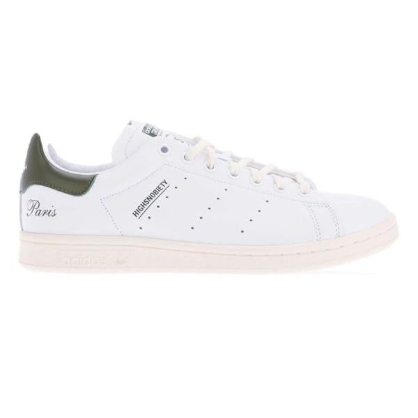 Adidas Mens Smith Highsnobiety Leather Casual Trainers - White - 