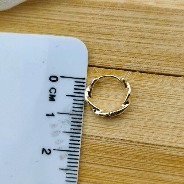 The Colourful Aura Sterling Silver Dainty Twist Spiral Creole Infinity Slim Everyday Hoop Earrings