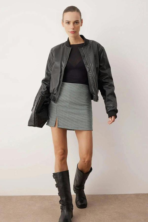 WOVCOR Mini Short Skirt