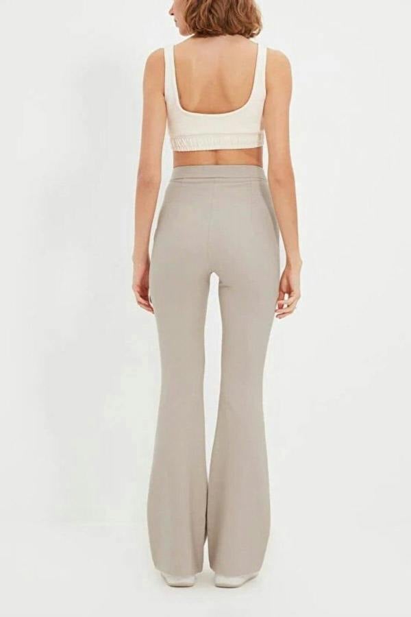 WOVCOR Flare Bootcut Woven Trousers