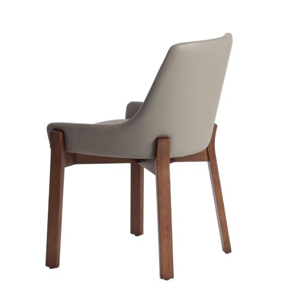 Angel Cerdá Dark Mink Leatherette Chair 4017