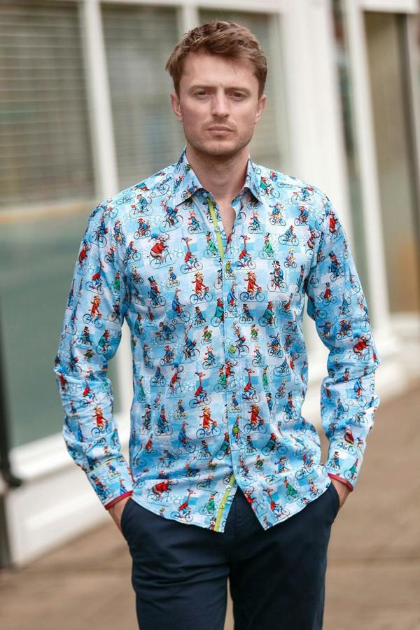 Claudio Lugli Animal Bikers Print Shirt