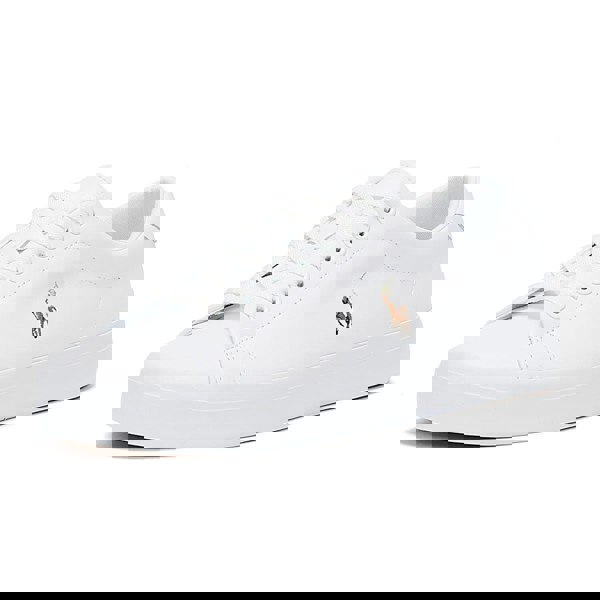 Ralph Lauren Longwood Leather White Trainers