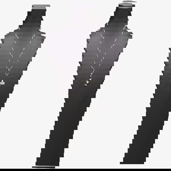 Starbright Silver Round Cubic Zirconia Halo Pendant THB-05P 3A