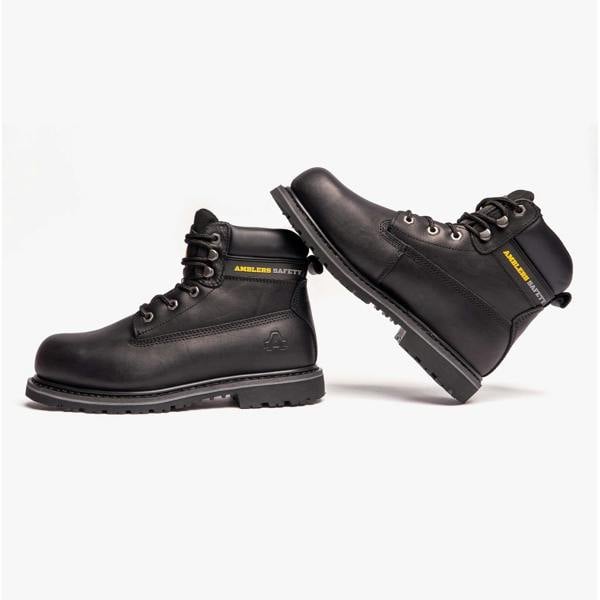 Amblers Safety FS9 Leather Safety Boots in Black