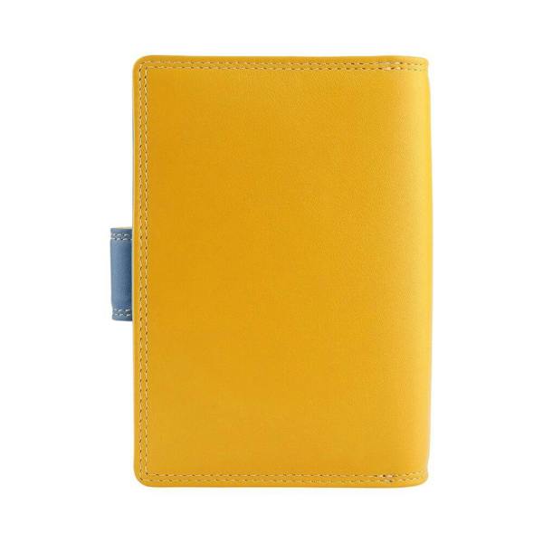 Yellow wallet  on a white background