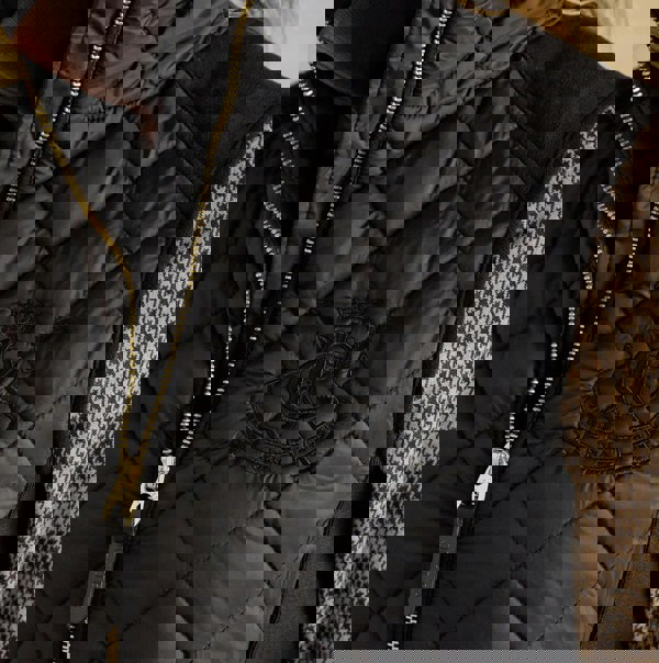 Joules BRAEMAR LUXE Womens Quilted Gilet Black