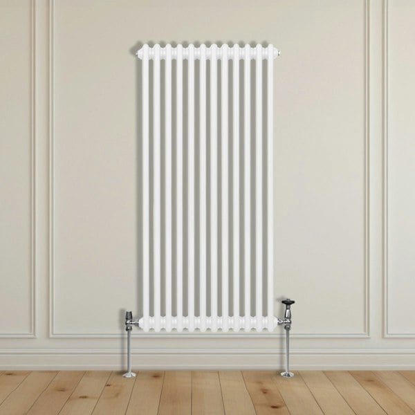 Monstershop Traditional 2 Column Radiator - 1500 x 562mm - White