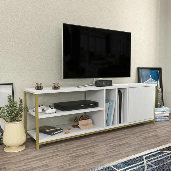 Decorotika Oneida Modern Tv Stand TV Cabinet for TV's up to 72"