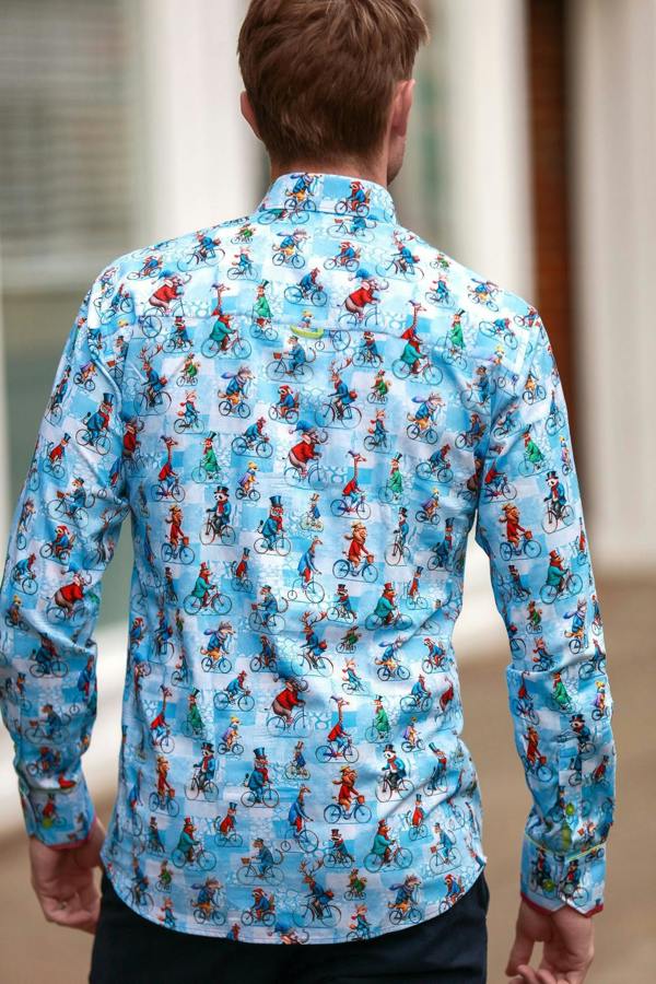 Claudio Lugli Animal Bikers Print Shirt