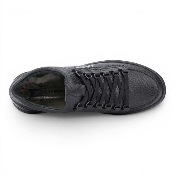 Mephisto Cruiser Men's Leather Black Walking Shoes - Mamouth 714